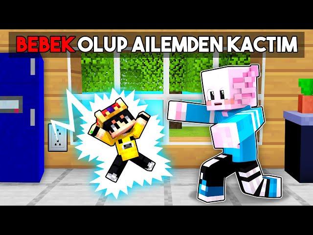 BEBEK OLUP AİLEMİZİ DELİRTTİK! | Minecraft