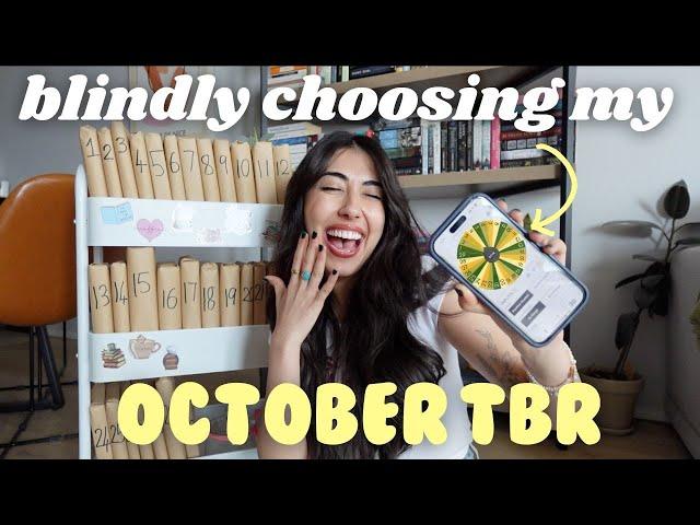 Blindly picking my October tbr all the books I want to read in October