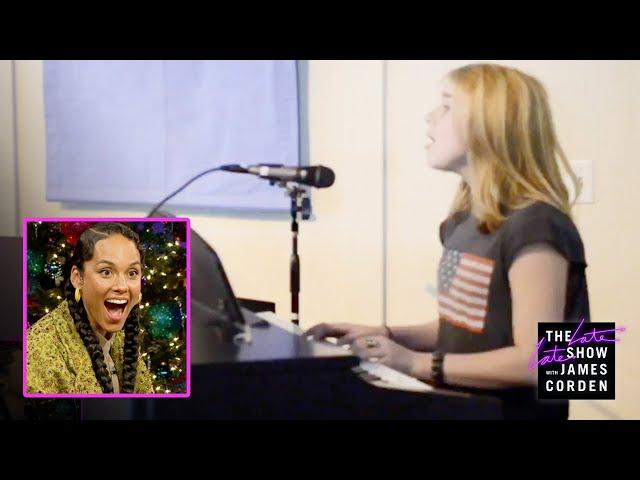 Billie Eilish Surprises Alicia Keys w/ a Home Video 'Fallin' Cover