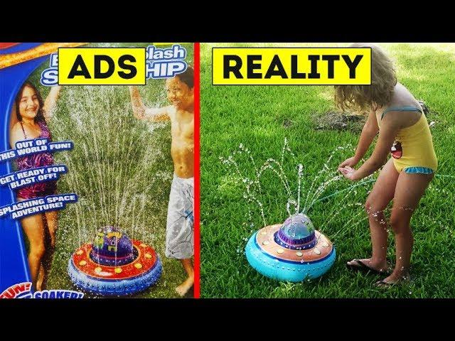 Ads Vs. Reality - Where Kids Dreams Are Crushed