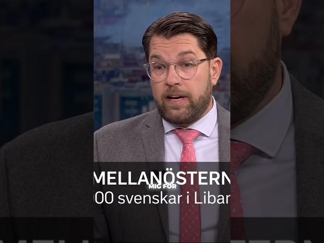 "Vi har väldigt många med svenska pass som inte borde ha svenska pass" – Jimmie Åkesson