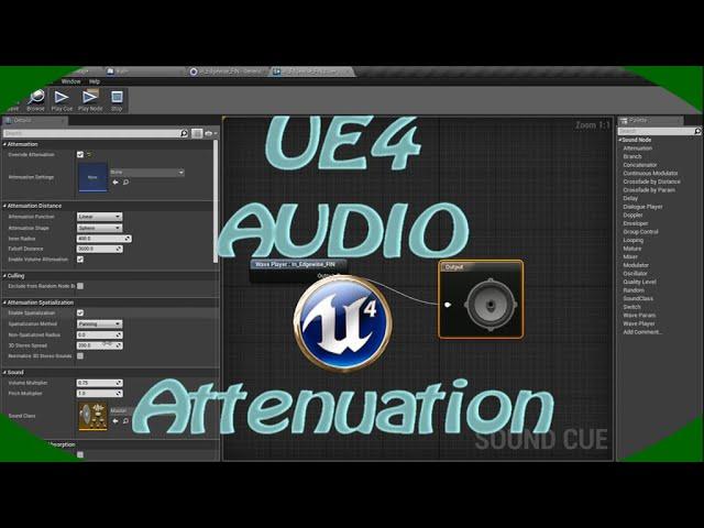 DPTV UE4 Unreal Audio Tutorial 1 (Attenuation)