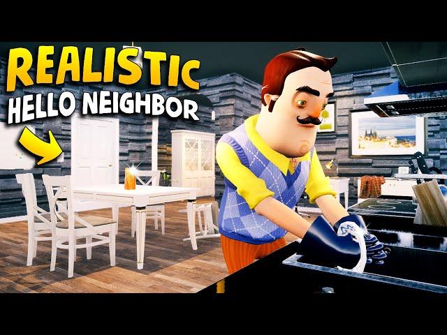 REALISTIC HELLO NEIGHBOR MOD!!! | Hello Neighbor Gameplay (Mods)