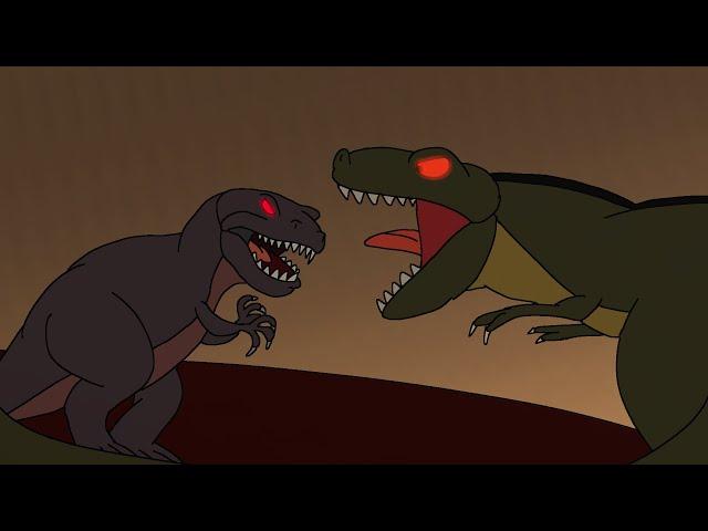 fantasia t rex vs sharptooth