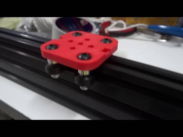 V-Slot Mini V Plate 3D Printing test part