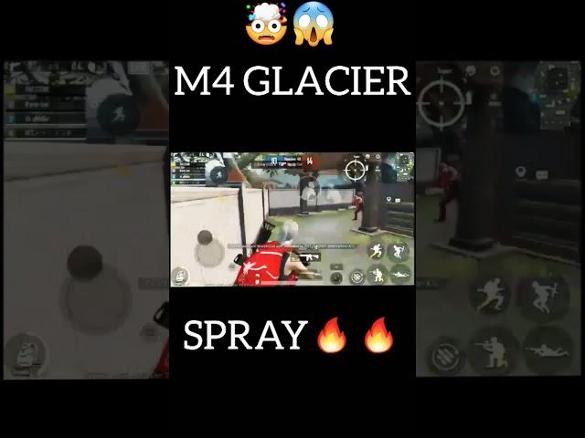 M416 GLACIER TDMSpray|| Originally by A.K.G GAMER || #shorts #bgmi