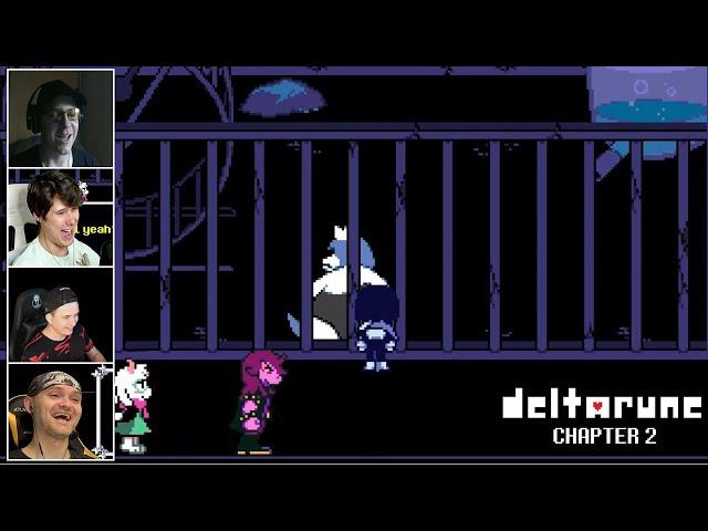 Реакция Летсплейщиков на Судьбу Короля Хаоса Deltarune Chapter 2