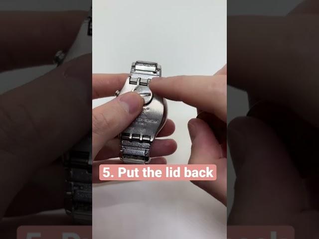 How to Replace the Watch Battery on your Swatch Watch | Swatch Battery Replacement