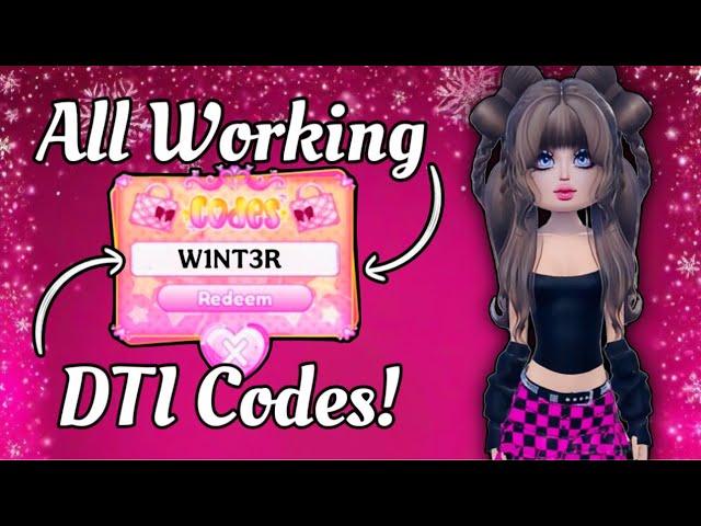 ALL WORKING DRESS TO IMPRESS CODES! ️️ DTI Roblox