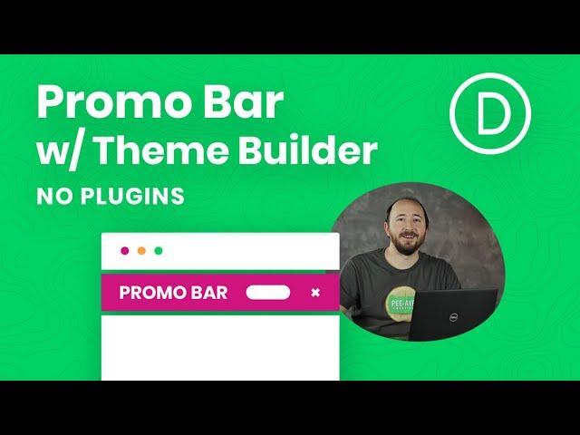 How To Add A Promo Bar In Divi (Without Plugins)