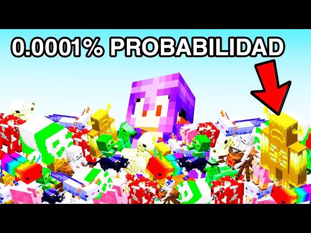 ¡Atrapé TODOS Los Mobs Imposibles en Minecraft!