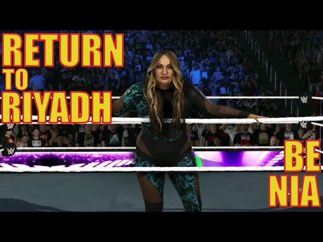 WWE 2K24 My Faction // Return to Riyadh - Be Nia // Live Event