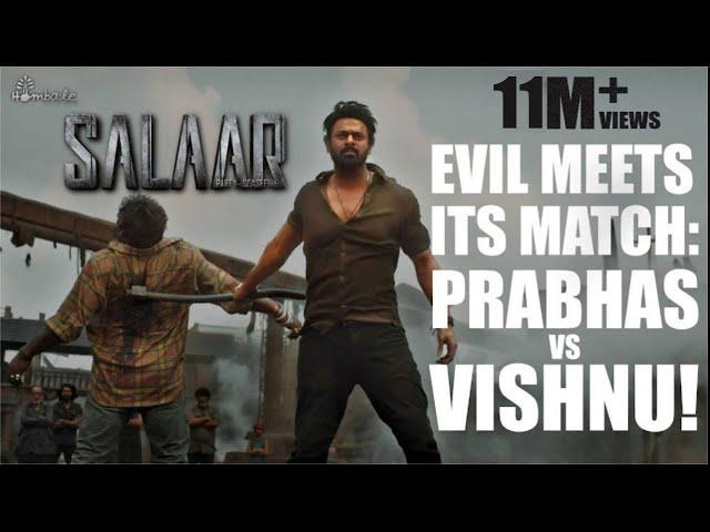 TRIBAL WOMEN'S RESCUE! Prabhas vs. Vishnu | Salaar Movie Scene | Hombale Films