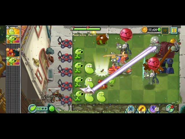 Plants vs Zombies 2 - Modern Day - Day 19 Walkthrough