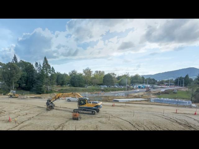 SH5/SH30 Hemo Road intersection time lapse – June 2017