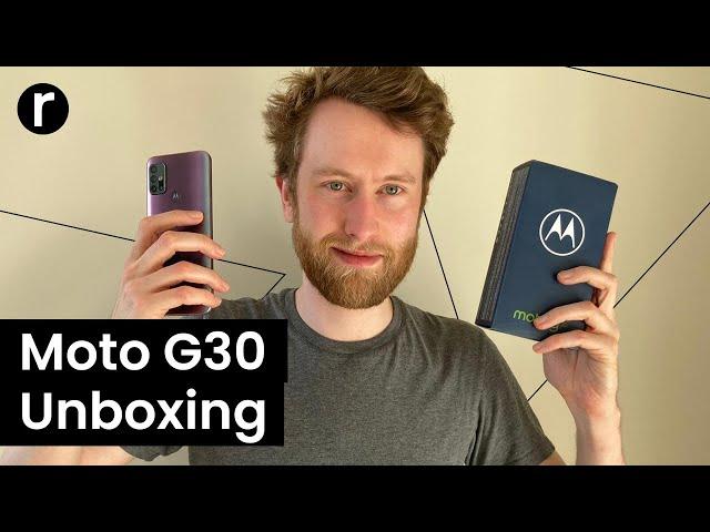 Moto G30 Unboxing and hands on | Recombu