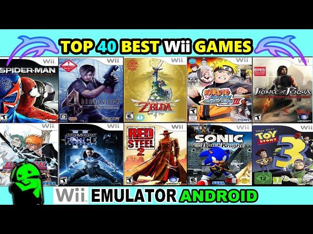 Top 40 Best Wii Games for Dolphin Emulator Android