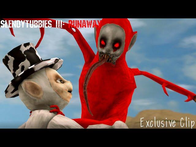 Slendytubbies III: Runaway - Guardian vs. Necromorph Po (Exclusive Clip)