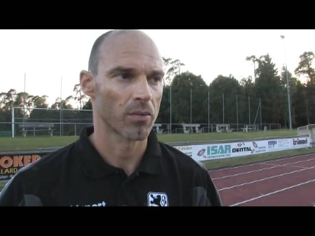 BCF Wolfratshausen gegen TSV 1860 München II Trainer Alex Schmidt im Interwiev