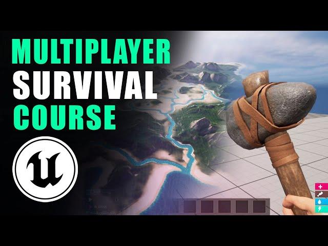 Unreal Engine 5 - Multiplayer Survival Game Course Trailer