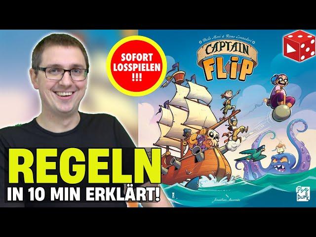 Captain Flip - Regeln einfach und verständlich erklärt (Spiel des Jahres 2024, Nominierung)