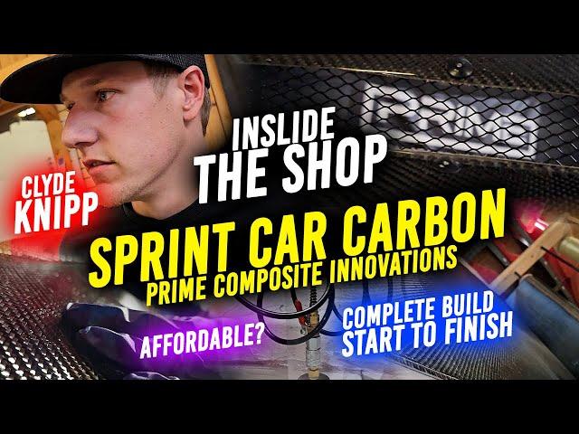 SPRINT CAR CARBON: Clyde Knipp integrates Kevlar with Carbon for a PRIME Composite body piece!