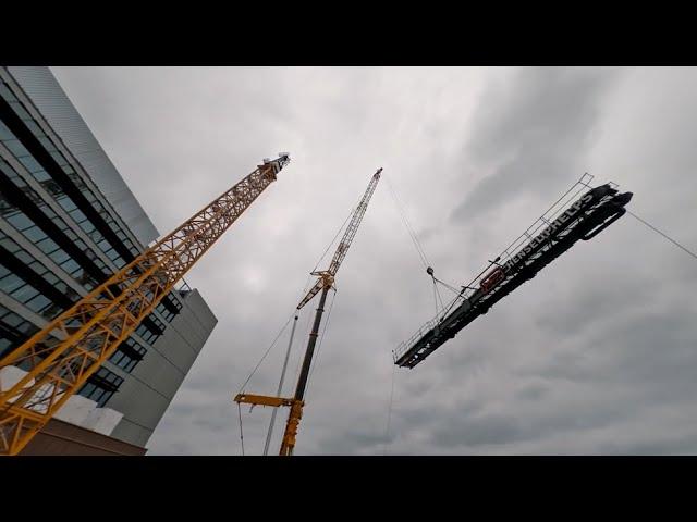 Dismantling a Tower Crane with Hensel Phelps and Mr. Crane, Inc.