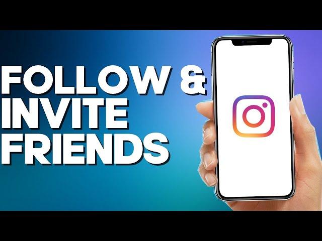 How to Find Follow And Invite Friends Settings on instagram Lite