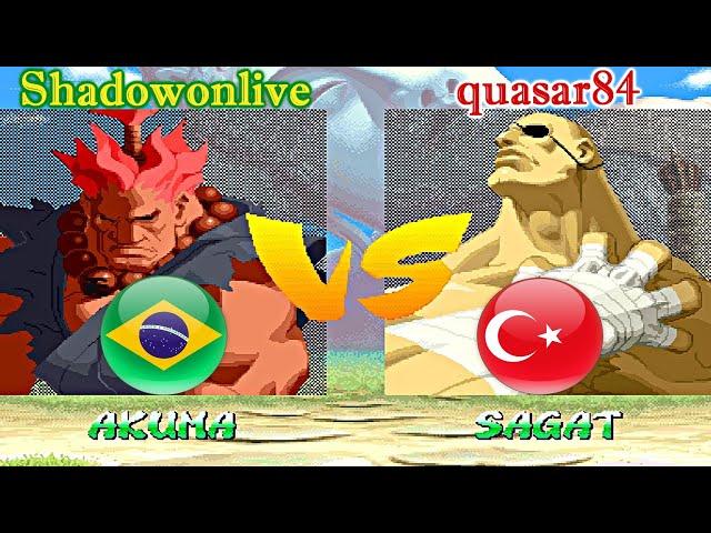 Street Fighter Alpha 2 - Shadowonlive vs quasar84