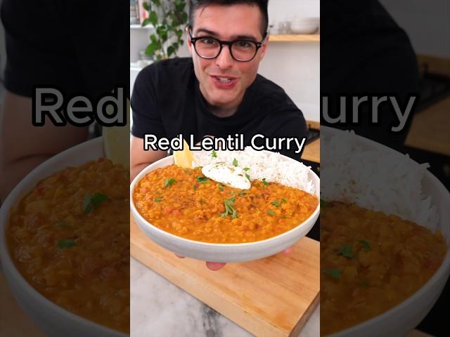 Red Lentil Curry in 30 minutes