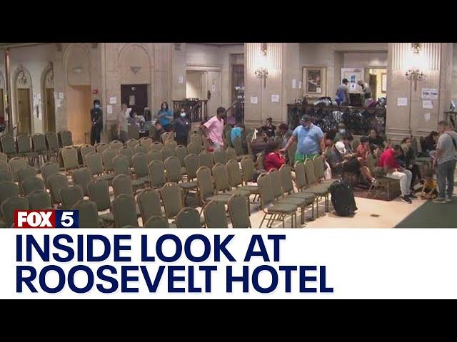 Roosevelt Hotel becomes modern-day Ellis Island for NYC migrants