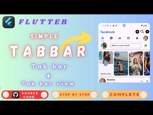 How to create Tab bar view in flutter || Tabbar in flutter || Flutter Tab bar view | Flutter Tabbar