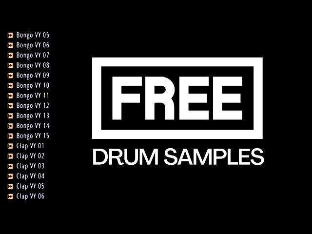 FREE Drum Samples - Free Sample Pack (Processed vinyl drums) By Rhythmlab