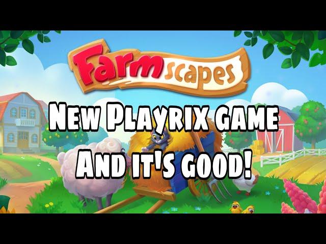 FARMSCAPES (Playrix) - Gameplay Walkthrough Part 1 iOS