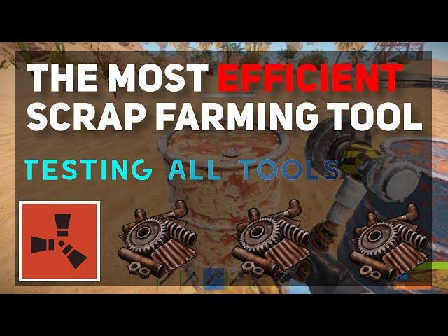 The most EFFICIENT scrap farming tool | Rust