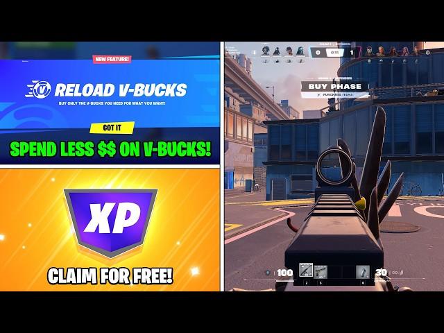 *BIG* UPDATE! (RELOAD V-BUCKS, FREE EXP, Ballistic First Person)