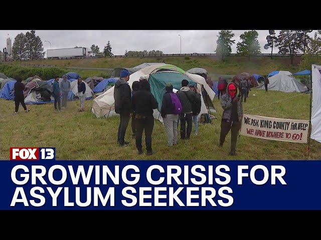 Asylum seekers face growing crisis despite funding | FOX 13 Seattle