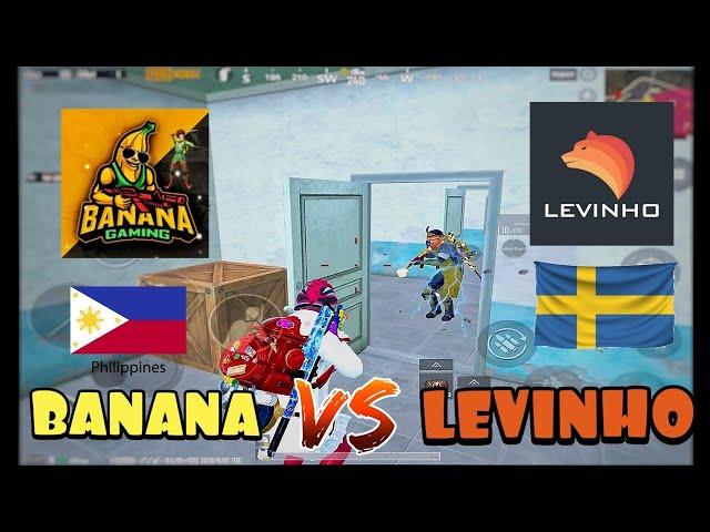 FIGHTING THE MOST POPULAR PUBG MOBILE PLAYER IN THE WORLD | LEVINHO VS BANANA