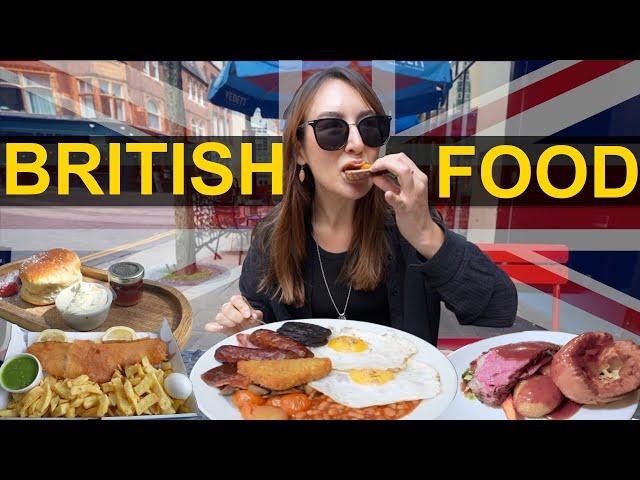 Australians Try BRITISH Food in ENGLAND! (Breakfast, Lunch, Afternoon Tea & Dinner)