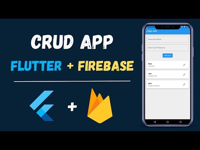 CRUD App In Flutter With Firebase - CRUD Operation in Flutter Firebase