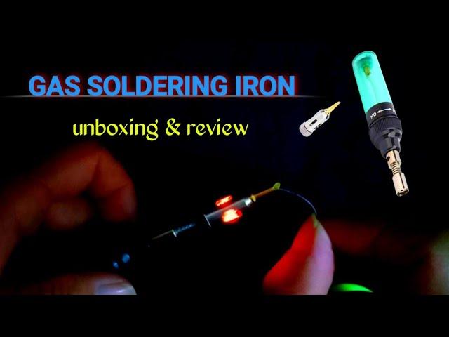 Gas soldering iron || unboxing and review