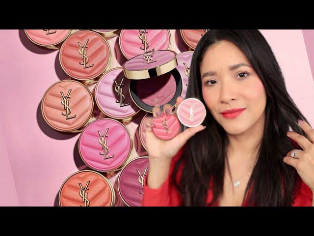 NEW @YSLBeautyOfficial MAKE ME BLUSH | Demo and comparisons