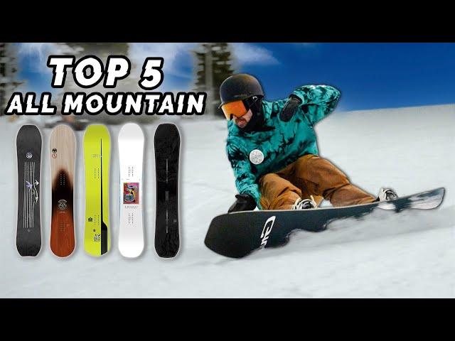 Top 5 ALL-MOUNTAIN Snowboards 2024 | Board Archive