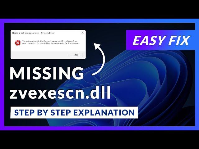 zvexescn.dll Error Windows 11 | 2x FIX | 2023