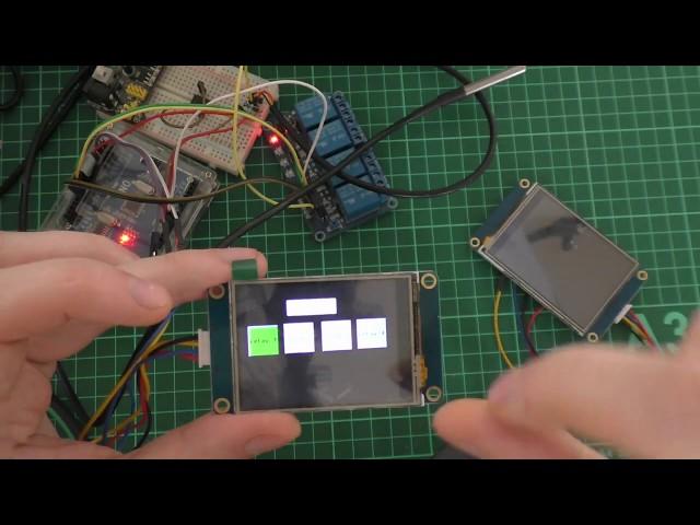 Пример работы Ардуино с дисплеями Nextion в программе FLProg