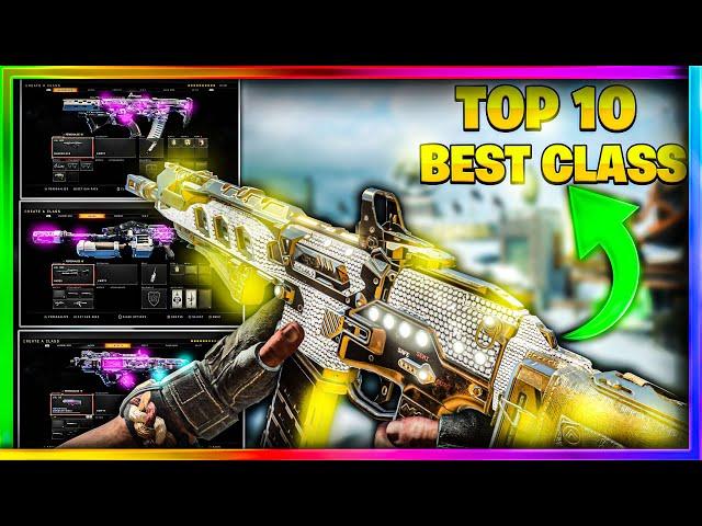 Top 10 *BEST* CLASS SETUPS you *MUST TRY* in Black Ops 4!