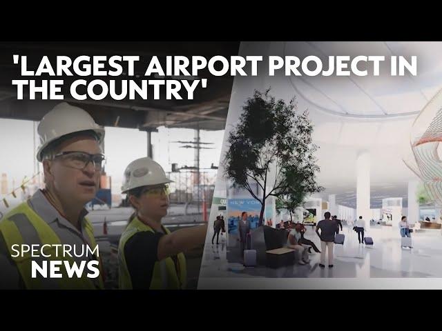 Exclusive tour of JFK airport's $19B renovation | Spectrum News