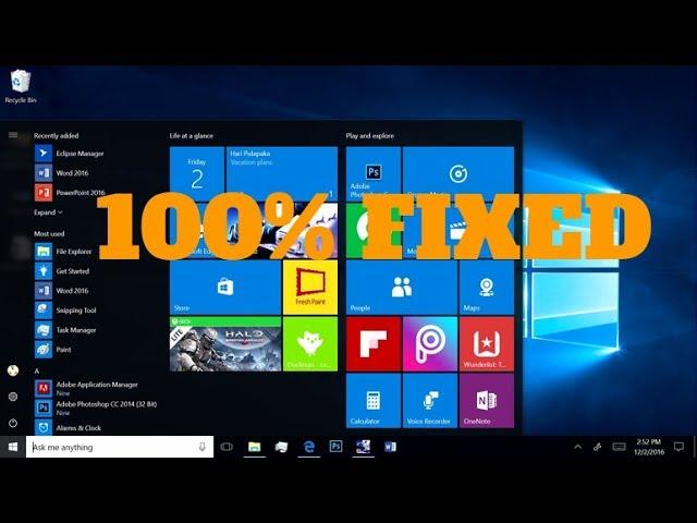 FIX WINDOWS 8.1 APPS NOT OPENING OR IMMEDIATELY CLOSING ISSUE