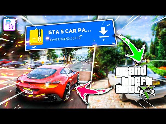 How To Install Realistic Car Pack In GTA 5 - 2023 | (220 Cars) GTA 5 Car Pack Installation Guide !