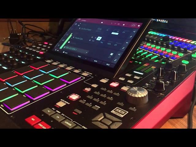 Starting with the Akai MPC X - Playin some Clips!